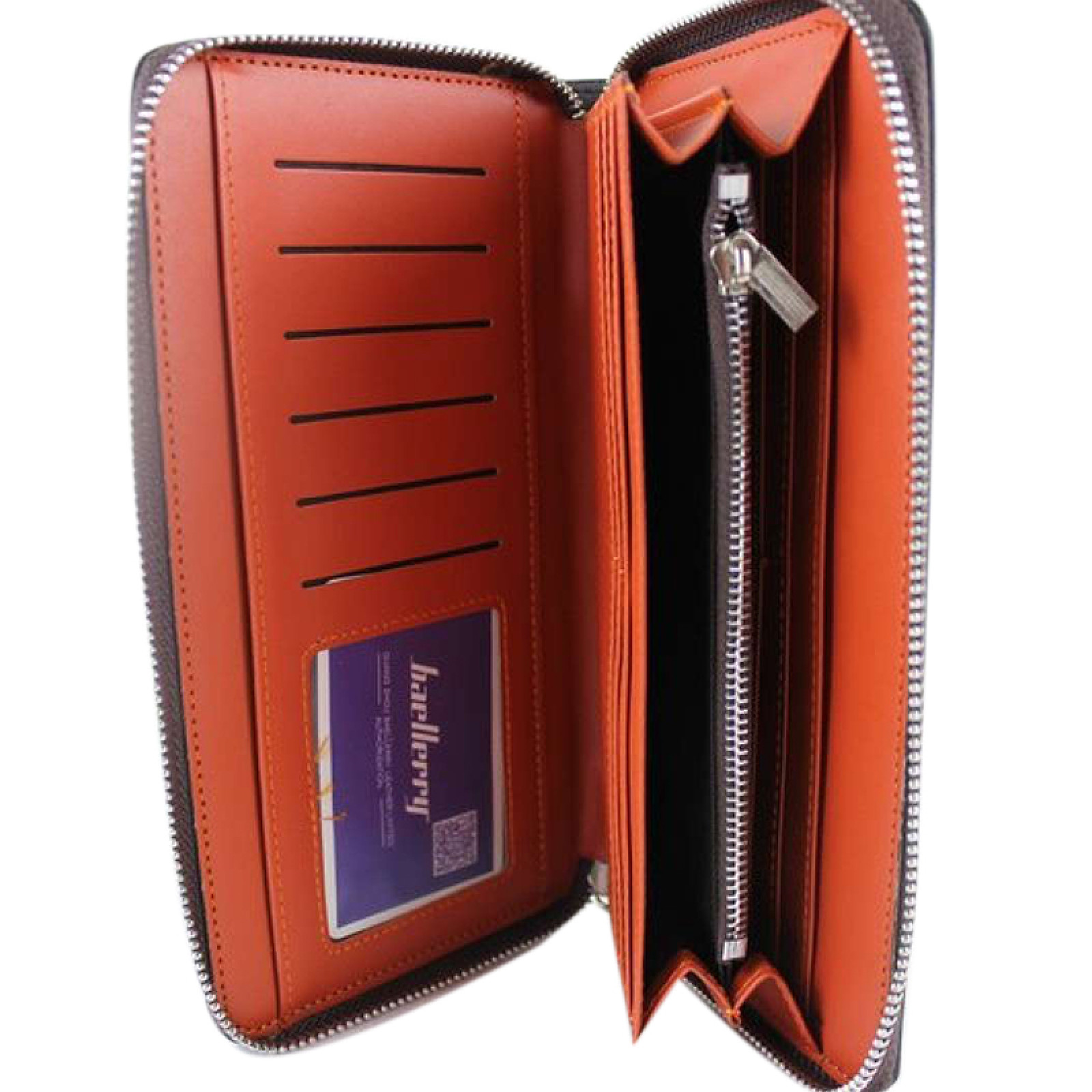 Клатч кошелек мужской Baellerry Leather SW008 коричневый 141871