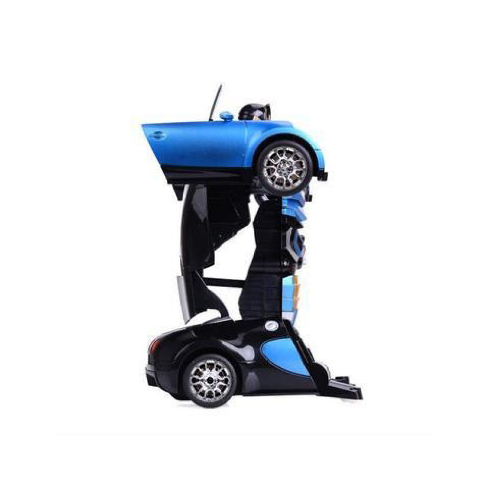 Машинка трансформер с пультом Bugatti Robot Car Size 1:12 Синяя 154260