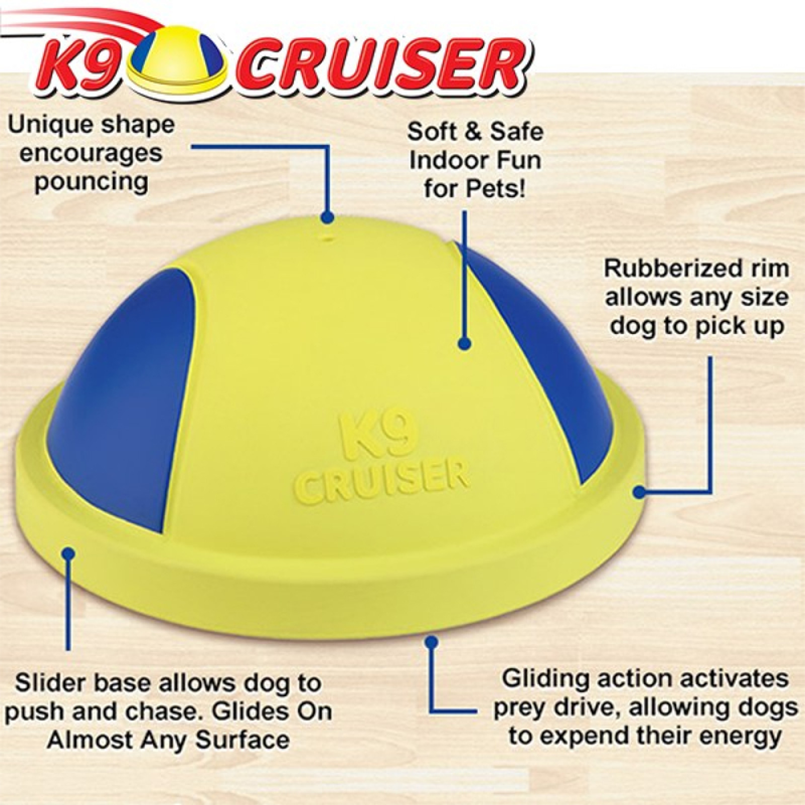 Игрушка интерактивная для собак K9 Cruiser 150880
