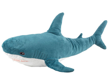 Мягкая игрушка обнимашка акула 45 см 184636