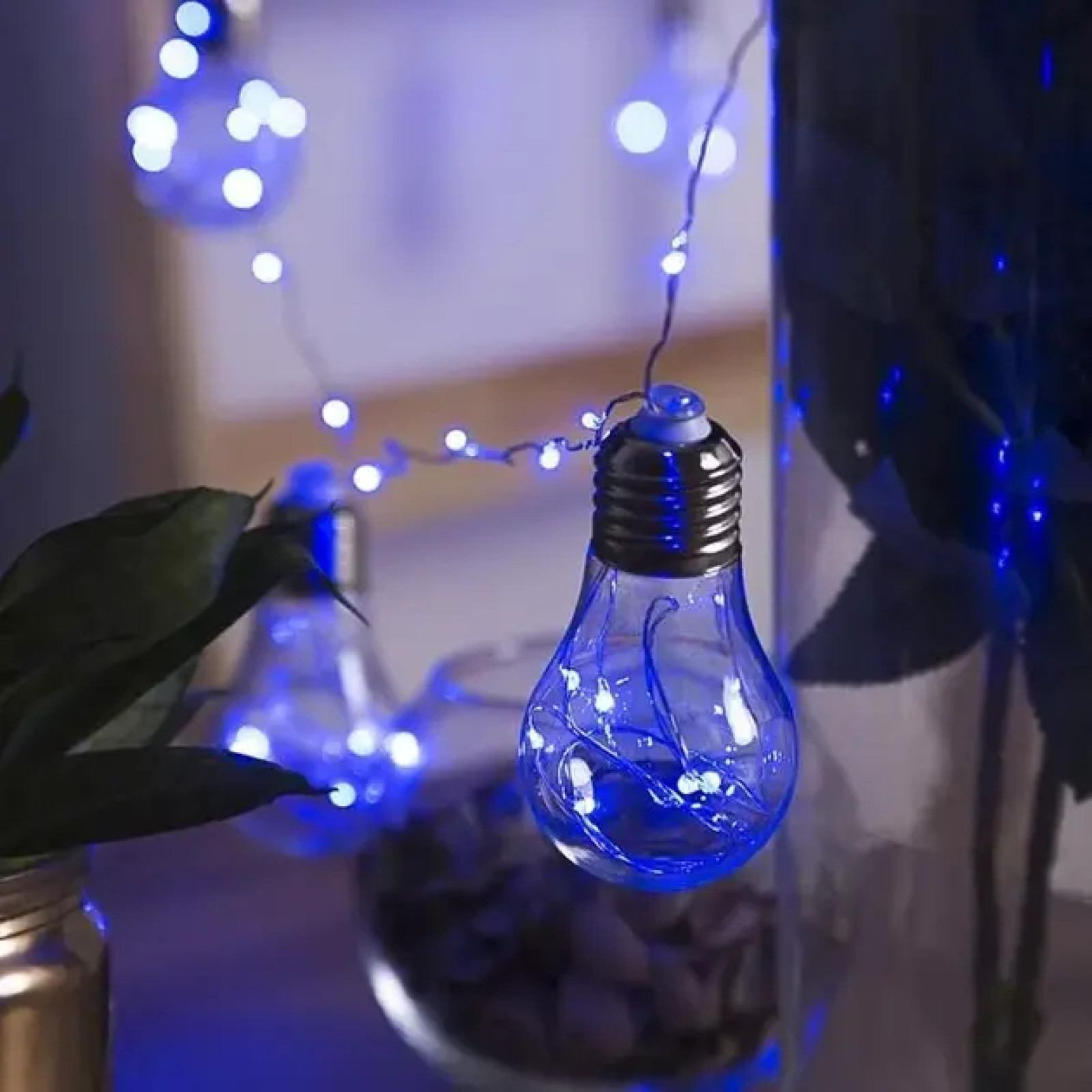 Новогодняя гирлянда Лампа Эдисона цвет ламп синий 2,5 м RD-9009 75LED 200373