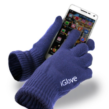 Перчатки iGlove для сенсорных экранов синие 149160