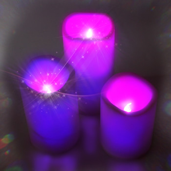 Светодиодные декоративные лед свечи 3 шт Set of 3 Candles LED 149981