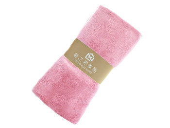 Банное махровое полотенце 70х140 см SH88006 розовое 137955