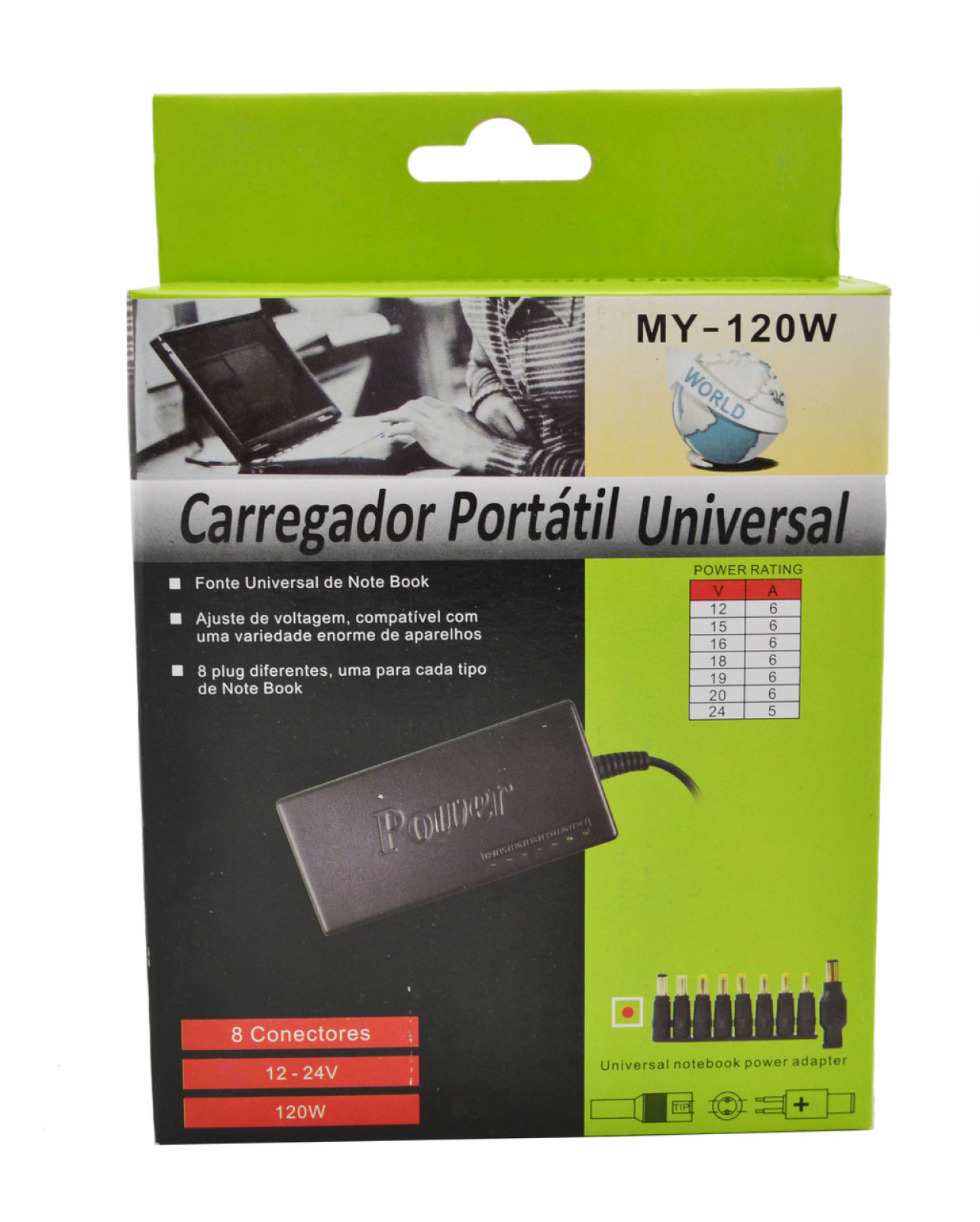 Зарядное для ноутбука универсальное до 120W UKC XWB-120W 151132
