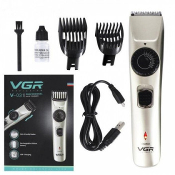 Машинка для стрижки волос VGR V-031 (2 насадки) 207368