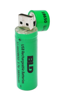 Аккумулятор внешний 18650 c USB зарядкой Li-ion 3.7v 3800mah BLD 149575