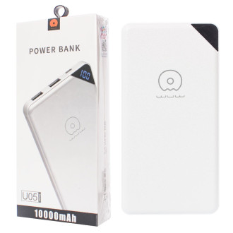 Портативное зарядное устройство павербанк Power bank WUW U05 10000mAh Белый 168701