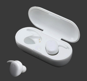 Беспроводные Bluetooth наушники с зарядным футляром Wireless Design Headset V5.0 Белые 184720