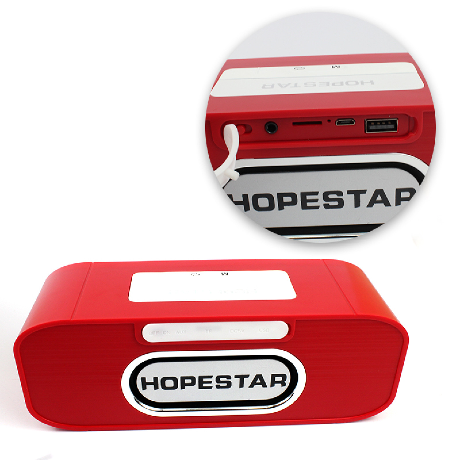 Портативная акустическая Bluetooth колонка Hopestar H29 красная 140050