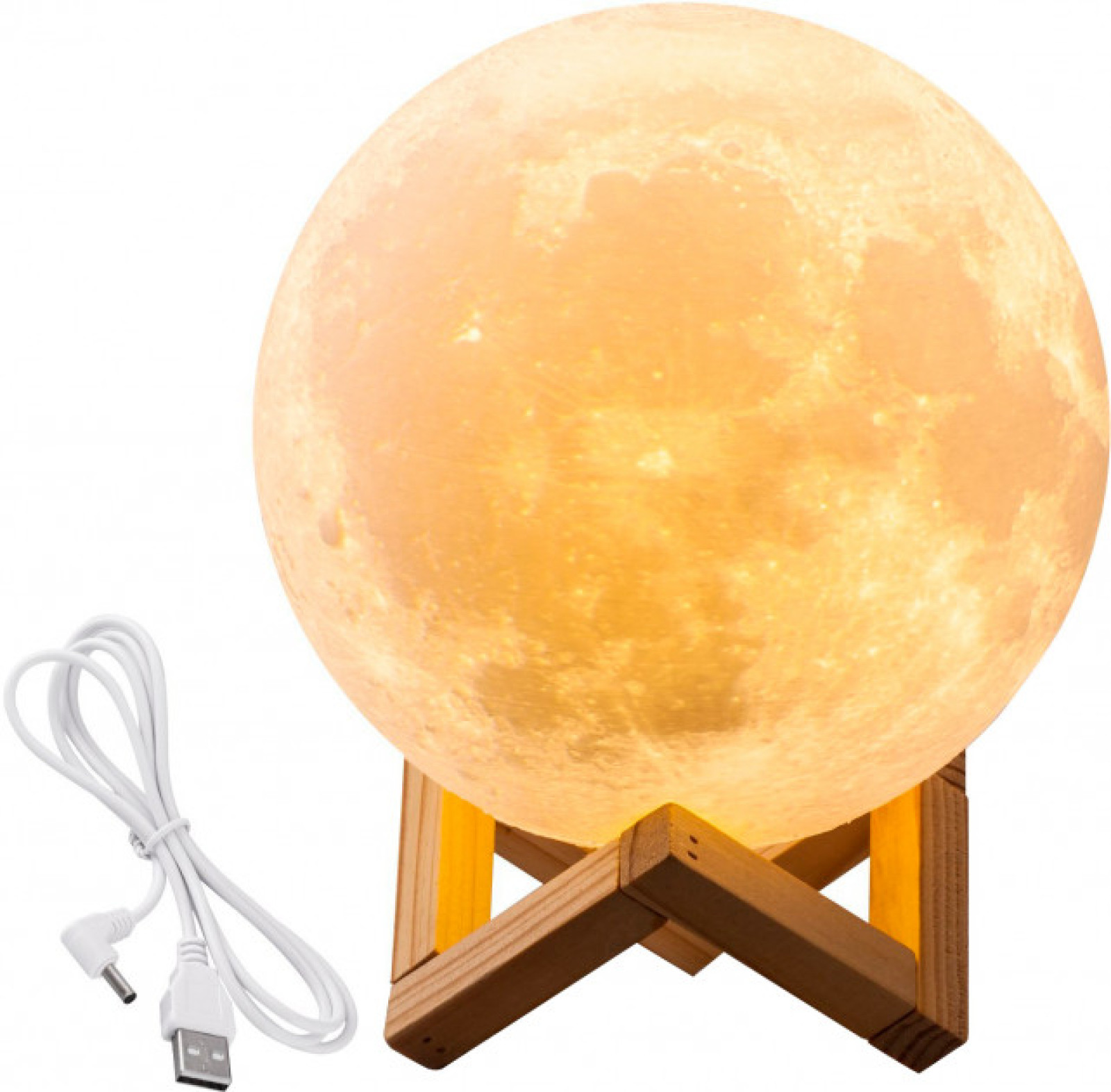 Настольный светильник ночник Луна 15 см Magic 3D Moon Light Touch Control 154094