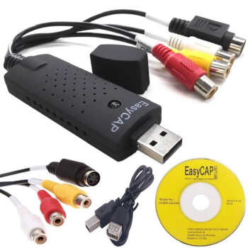 Устройство для захвата и записи видео на PC, 1 канал Easy CAP 1ch - USB DVR 180950