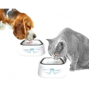 Миска непроливайка с плавающим диском для собак и кошек 1.5л 207170