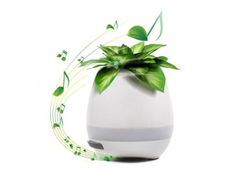 Умный музыкальный цветочный горшок Smart Music Flowerpot Белый 130546
