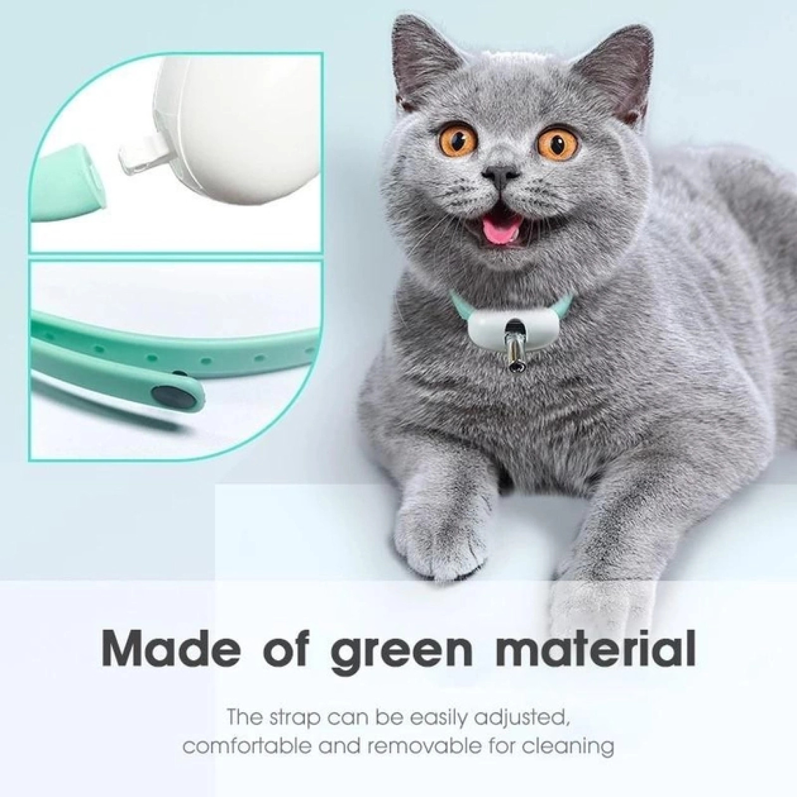 Интерактивная игрушка смарт ошейник со встроеным лазером для котов Smart laser collar 207416