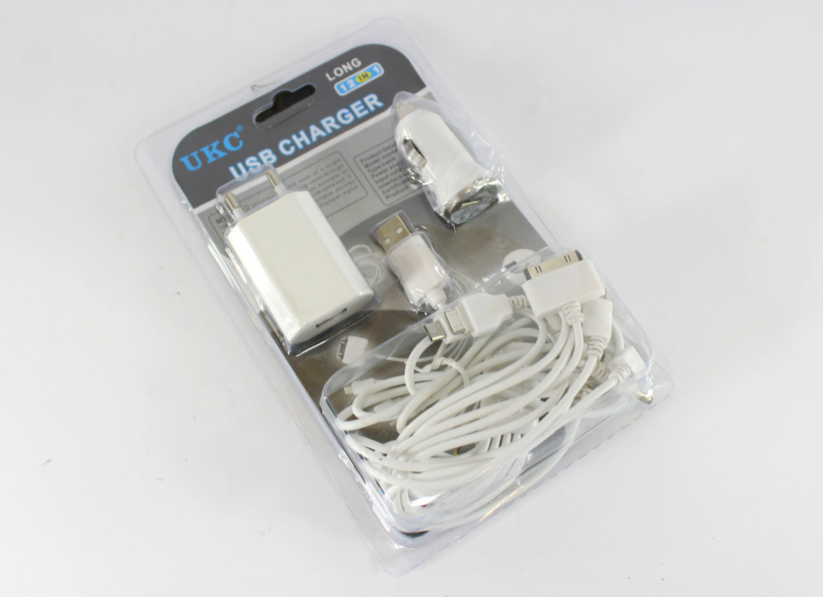 Универсальное зарядное Mobi charger MX-C12 12 12in1 Long 180657