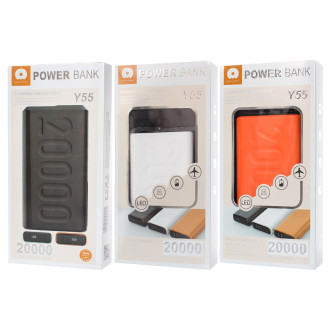 Портативное зарядное устройство павербанк Power bank WUW Y55 20000mAh Оранжевый 168711