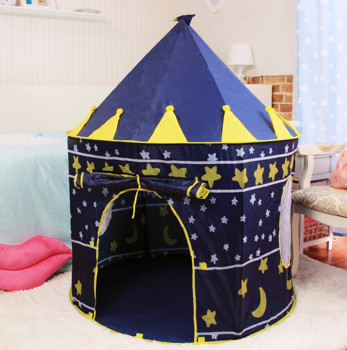 Детская игровая палатка IsoTrade Замок принца Синяя 184309