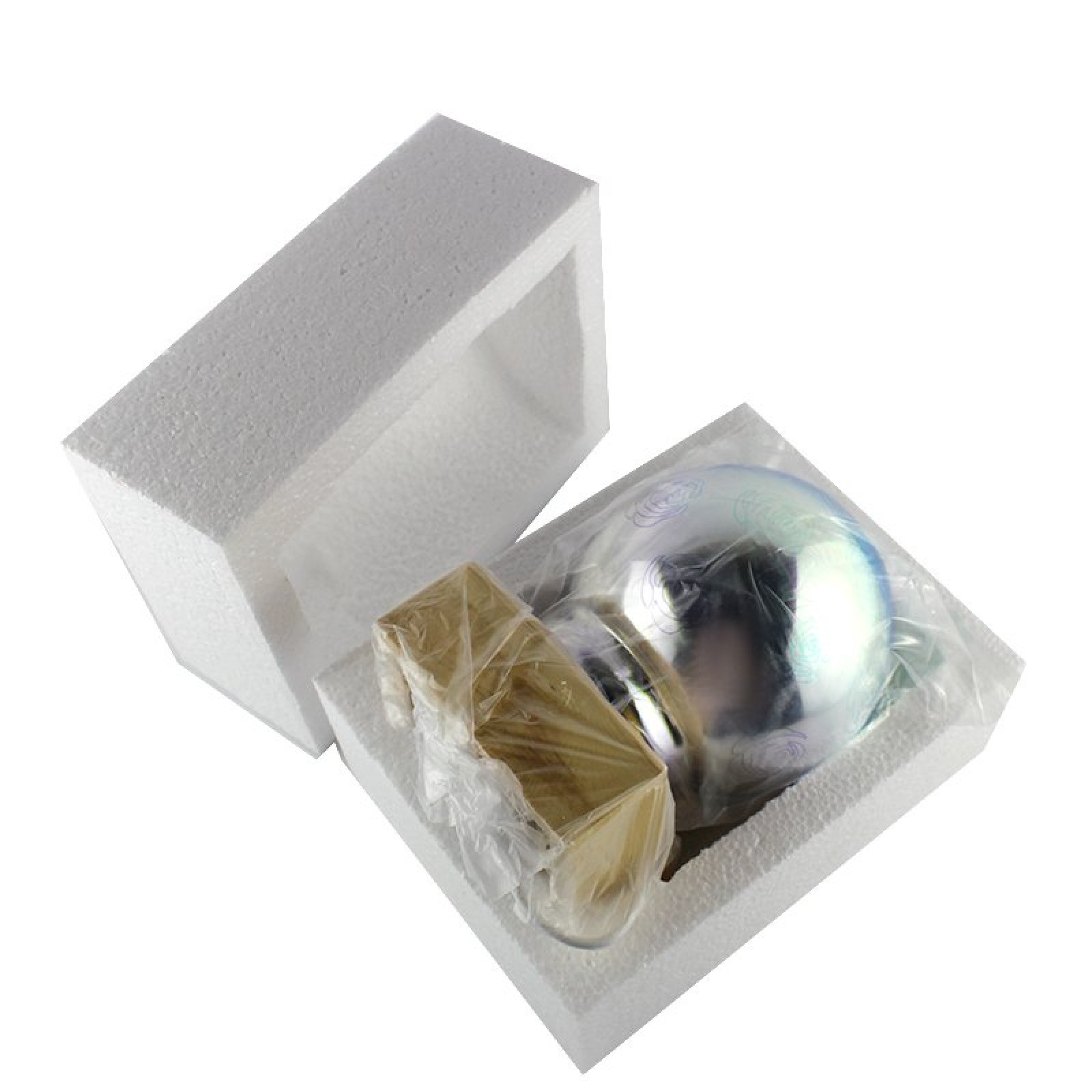 3D светильник шар ночник с деревянной основой Ball Shape Colorful 3D Fireworks 131958