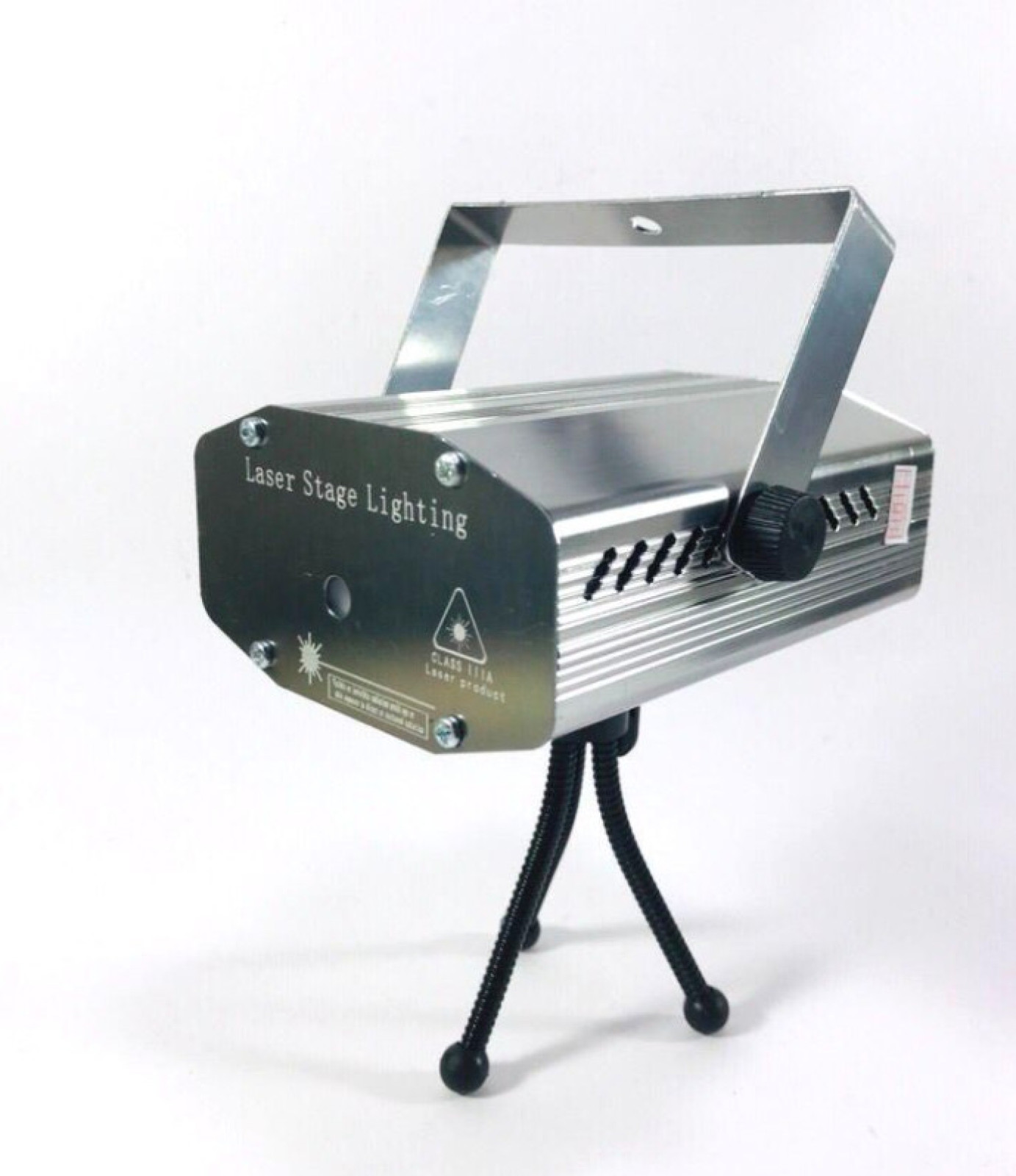 Лазерный проектор с акустическим контролем диско лазер Laser 6 in1 HJ06 для помещений стробоскоп лазер шоу Серебристый 199769