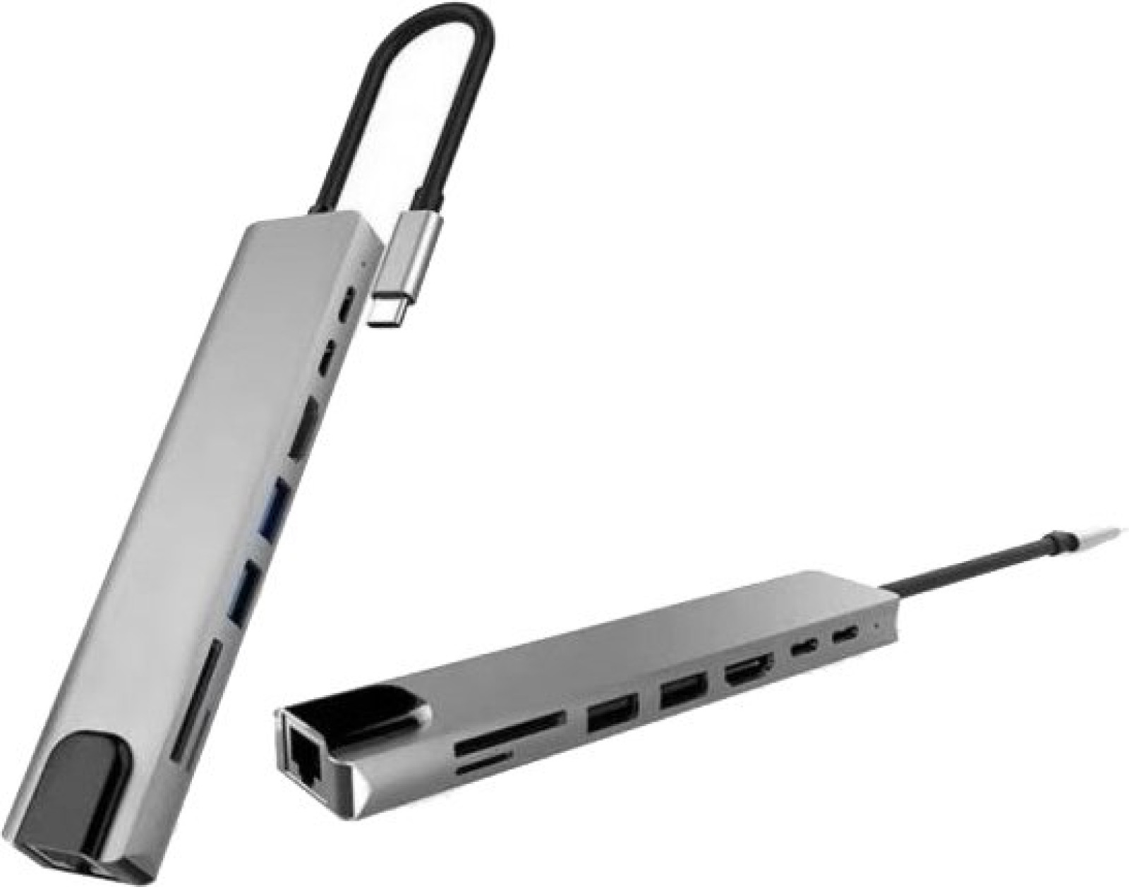 Хаб USB-хаб AC-500 Type-C to RJ45+HDMI+2xUSB 3.0 (XK-AC500-SL) 205773