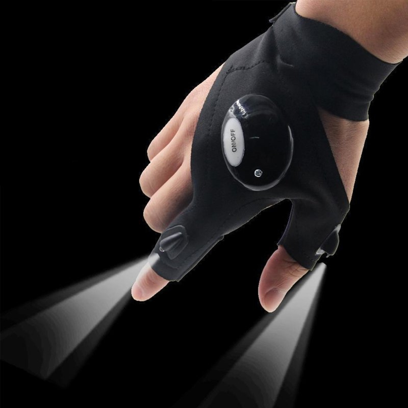 Перчатки со встроенным фонариком Glove Light с фонариком