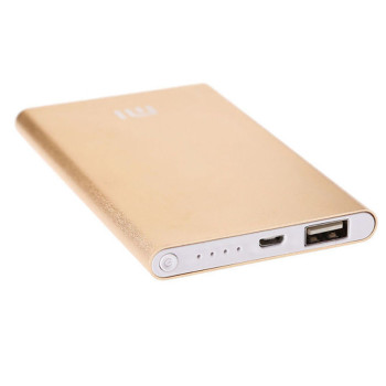 Портативное зарядное устройство для телефона в стиле Xiaomi Power Bank 12000 mAh золотой 154351