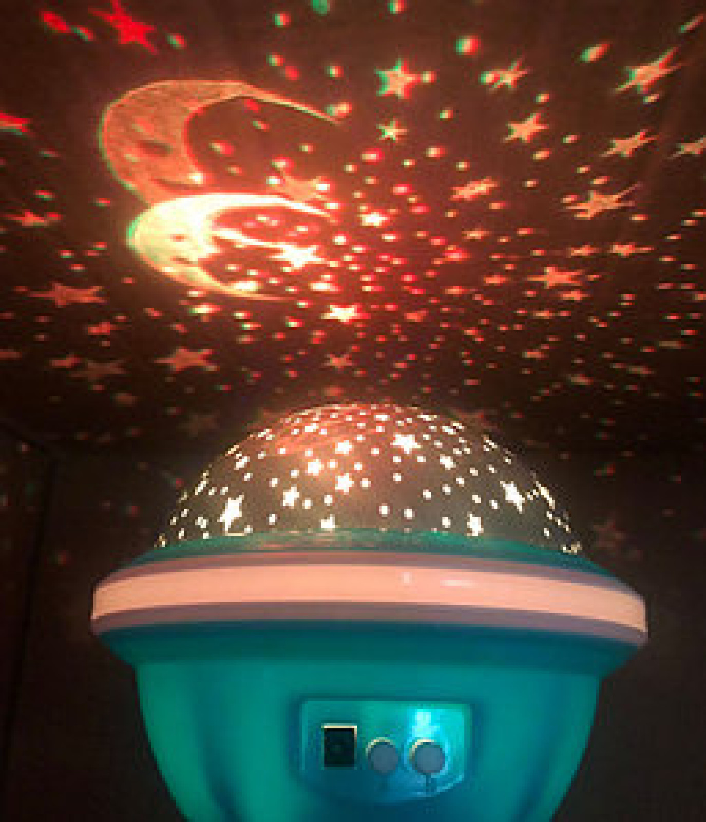 Проекция звездного Неба в форме летающей тарелки украшения USB Розовый 198769