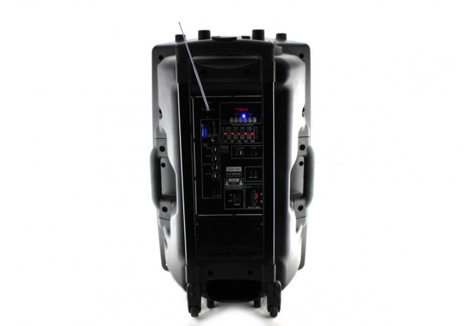 Колонка акустическая система аккумуляторная  15&quot; 2 радио микрофона USB FM UKC BT15A c 2  mic BT 178915