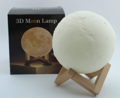 Ночник Moon Light Control 3D светильник Луна 3 режима 18 см USB 198362