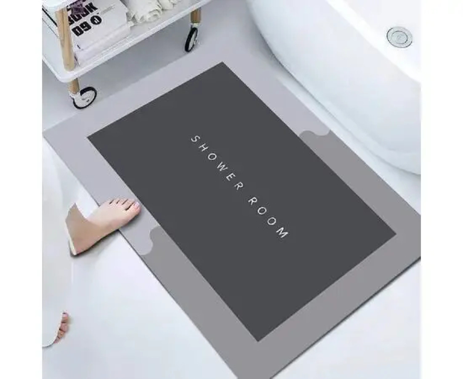 Суперпоглощающий коврик для ванной влаговпитывающий 50*80см   207119