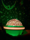 Проекция звездного Неба в форме летающей тарелки украшения USB Зеленый 199115