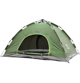 Палатка походная туристическая с автоматическим каркасом BEST-1 200*150 3-х местная Зеленая 194030