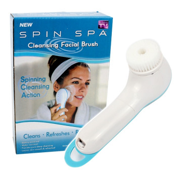 Щетка для умывания чистки лица Spin Spa Cleansing Facial Brush 139504