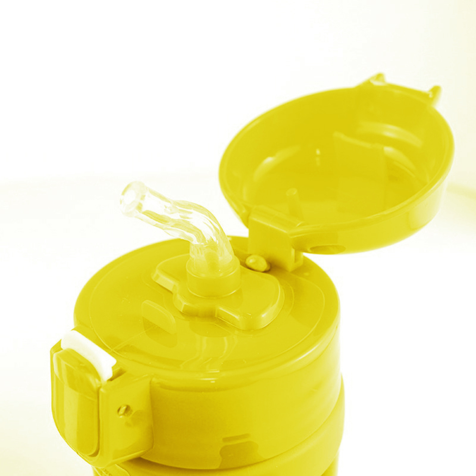 Детский бутылочка для воды с ручками и поилкой KUMAMOM желтый 148918