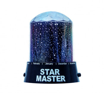 Ночник проектор звездное небо Star Master Black mini 11*12,5 198578