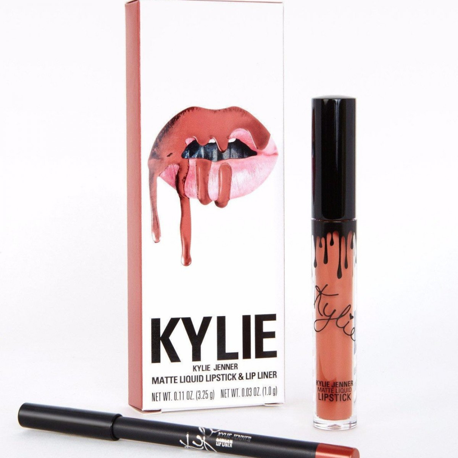 Набор матовая помада и карандаш для губ в стиле Kylie Lip Kit Ginger 130061