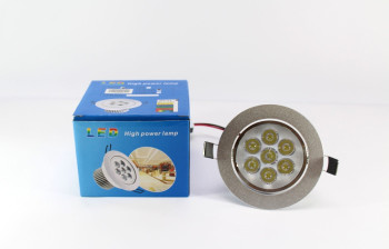 Лампочка LED LAMP 7W Врезная круглая точечная 1403 180645