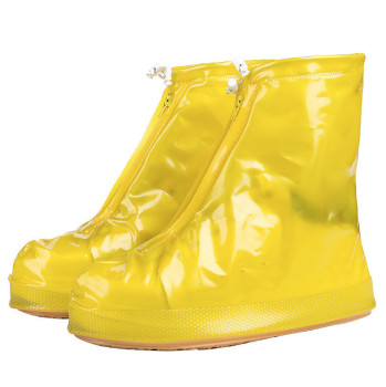 Дождевики для обуви, бахилы от дождя, чехлы для обуви Желтые Размер ХХХL 194712