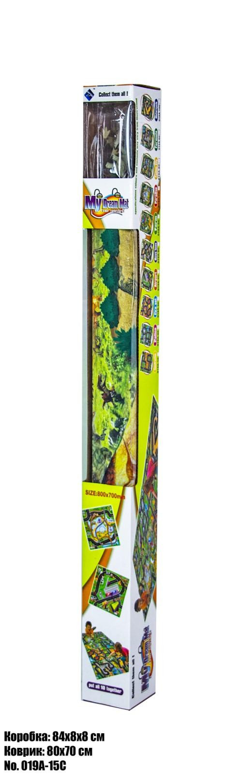 Коврик с динозаврами игровой для детей 019A-15C 197025