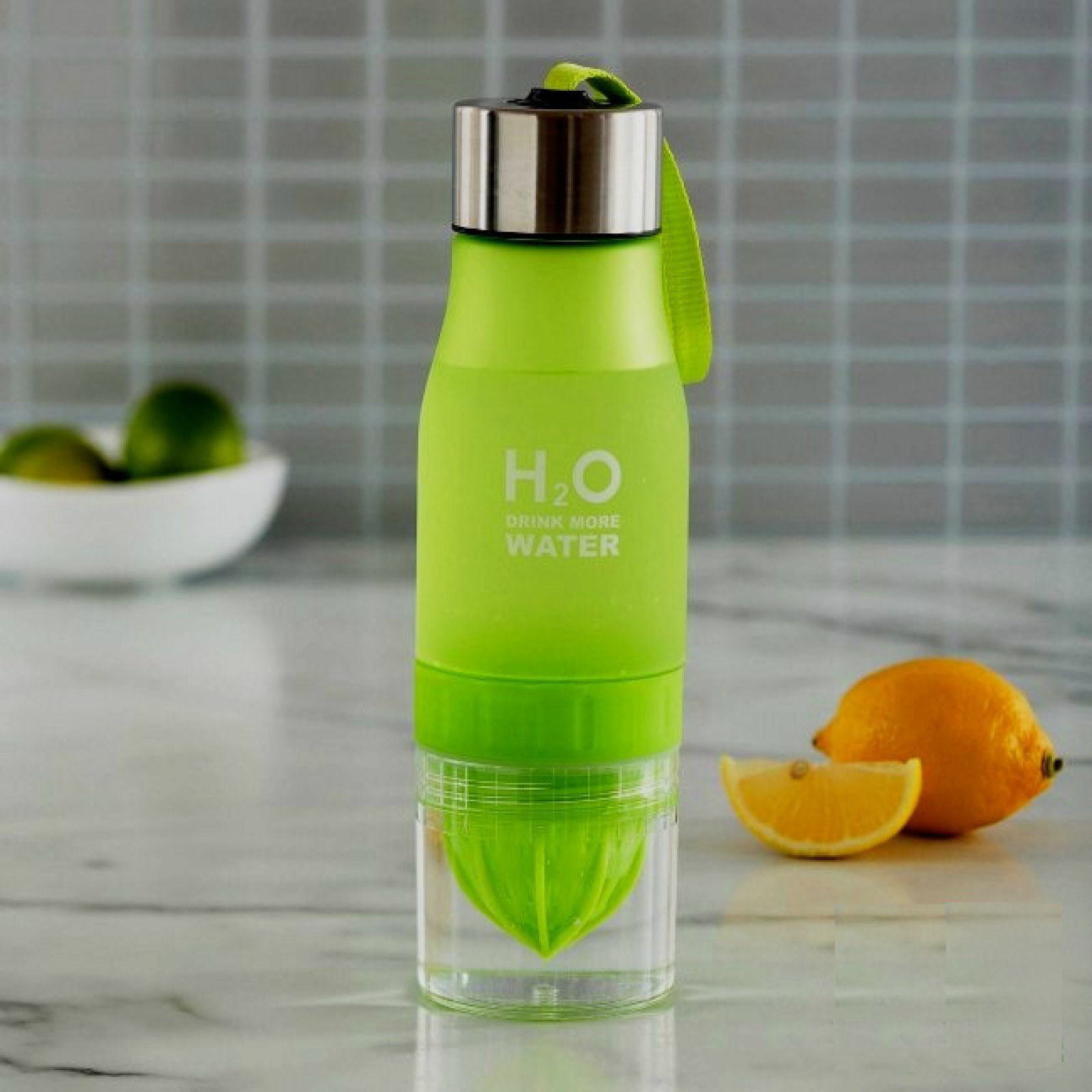 Бутылка соковыжималка H2O Зеленая 182448