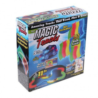 Детская игрушечная светящаяся дорога Magic Tracks Мэджик Трек 165 деталей 130044