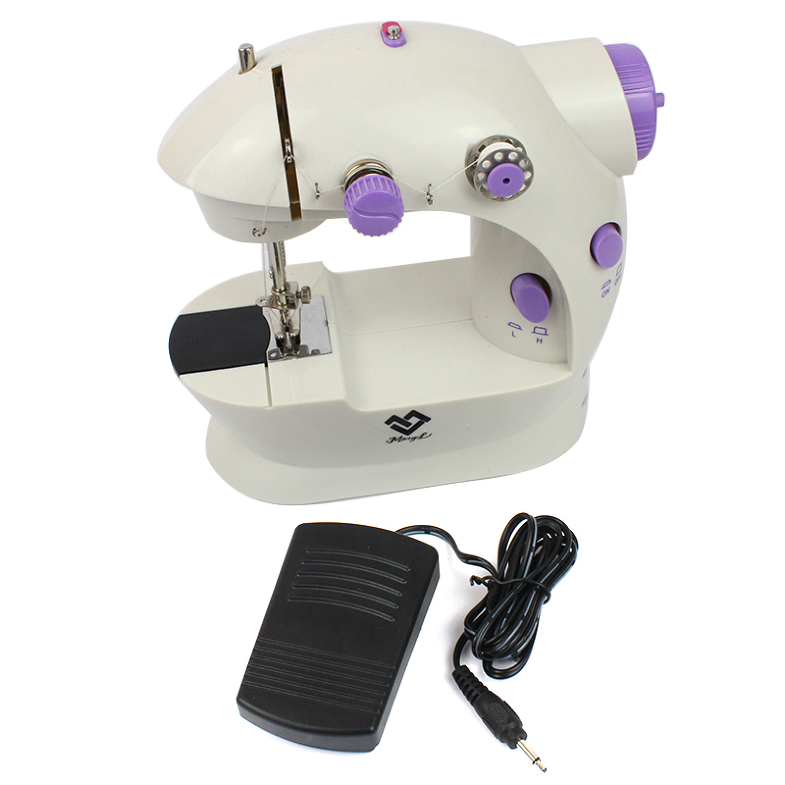 Швейная мини-машинка c педалью  4в1 mini Sewing Machine 201 130342
