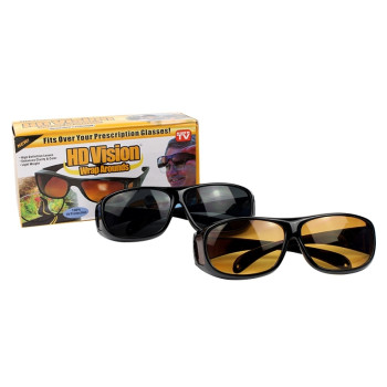 Антибликовые очки для водителей HD Vision Wrap Arounds 2 шт поляризованные 139512