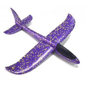 Детский метательный планирующий самолетик Max 49 см фиолетовый 149825