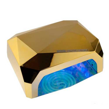 Гибридная лампа для маникюра SUN Diamond CCFL+LED 36W Золотая 183001
