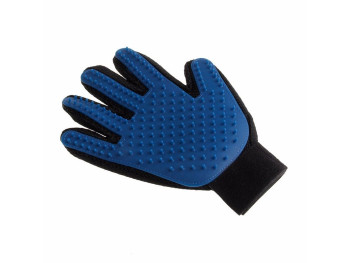 Щетка перчатка для вычесывания шерсти домашних животных True Touch Pet Glove 130425