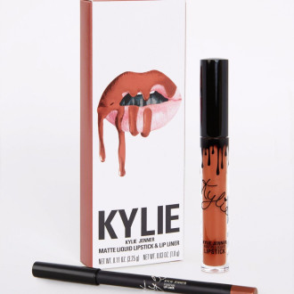 Набор матовая помада и карандаш для губ в стиле Kylie Lip Kit Pumpkin 130069
