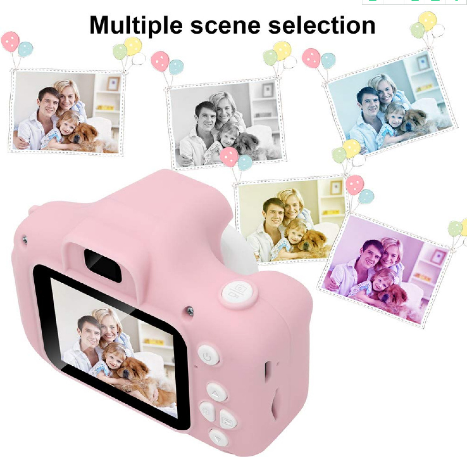 Цифровой детский фотоаппарат Baby Camera Х-200 Розовый 169511