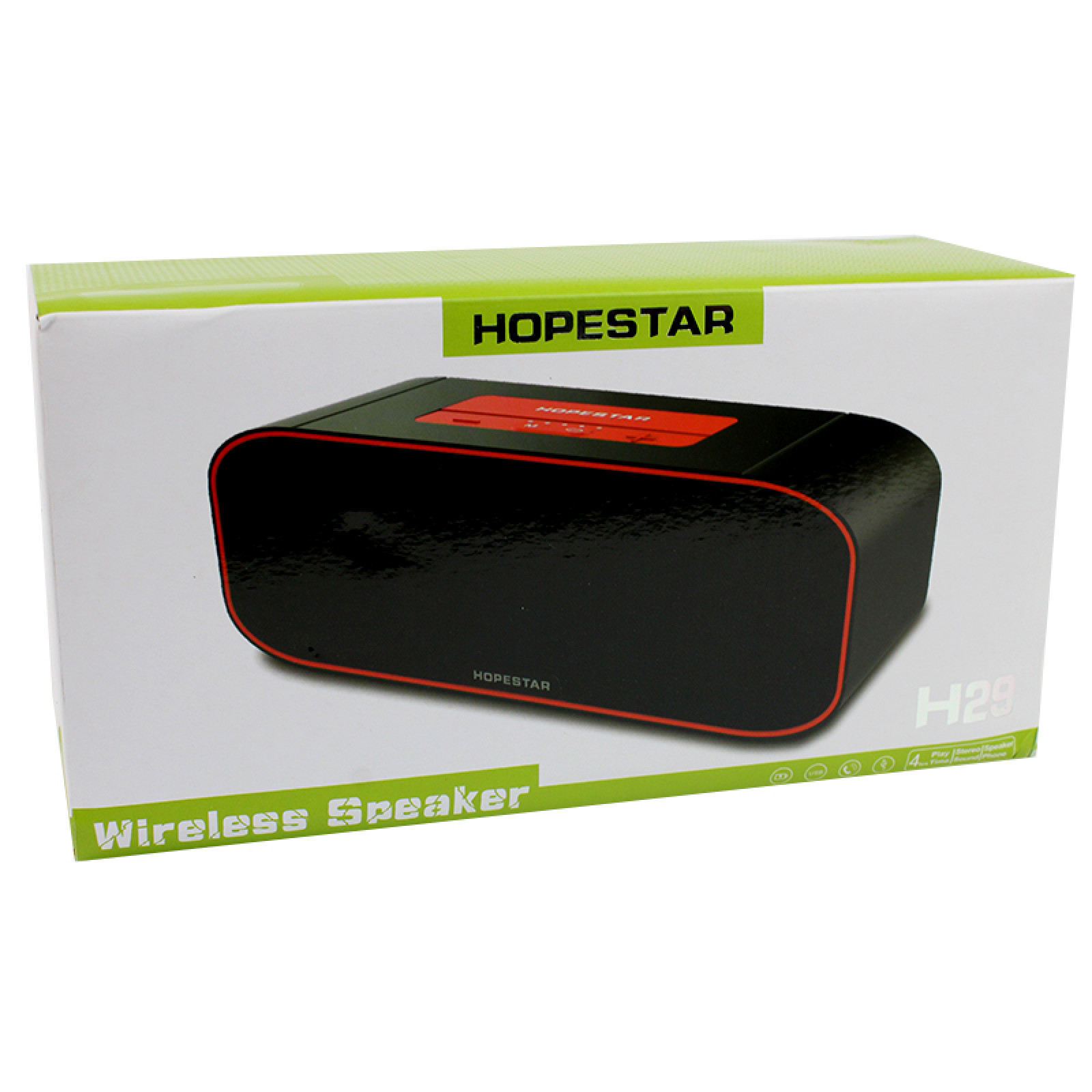Колонка портативная акустическая Bluetooth Hopestar H29 бежевая 140079